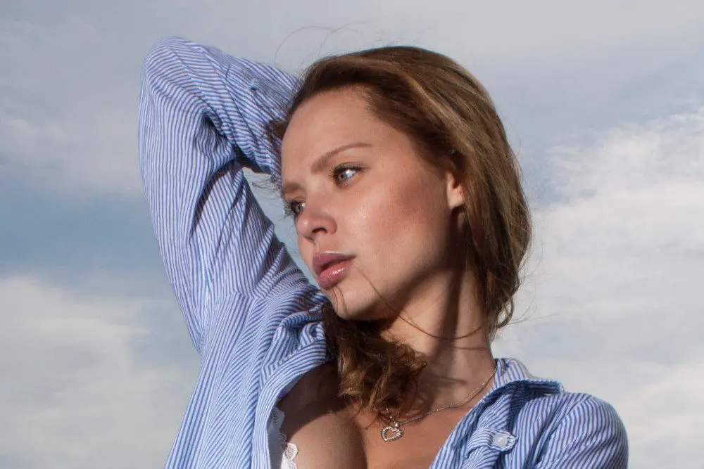 tan woman on a beach