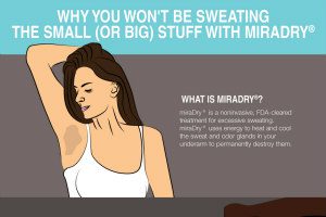 Why You Won't Sweat the Small OR Big Stuff with miraDry [Infographic]
