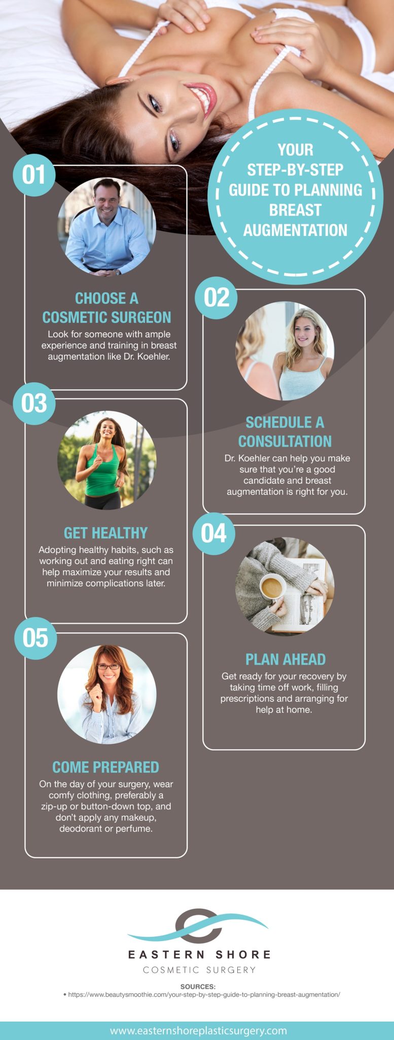 Your Step-By-Step Guide to Planning Breast Augmentation [Infographic]