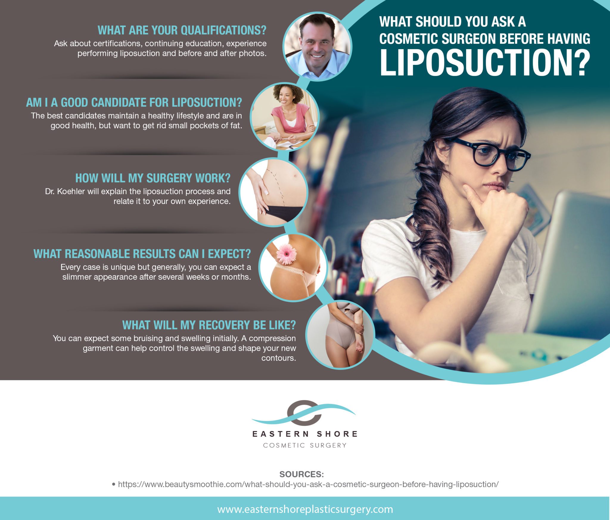 What Should You Ask a Cosmetic Surgeon Before Having Liposuction? [Infographic] img 1