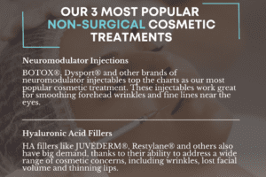 Our 3 Most Popular Non-Surgical Cosmetic Treatments